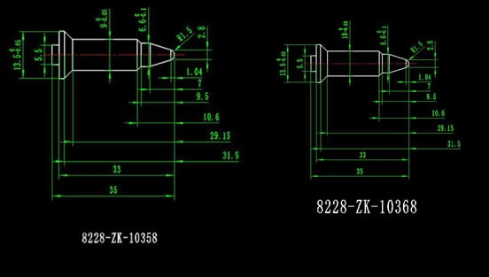 陶瓷导向销 dwg