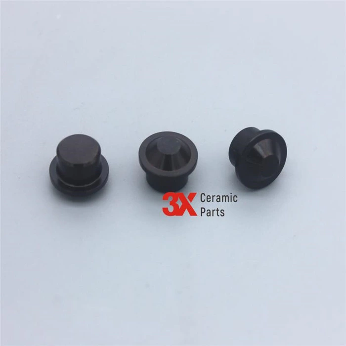 黑色氧化锆零件 ZrO2 陶瓷喷嘴球座